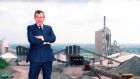 Local hero: Seán Quinn at his cement plant in Derrylin, Co Fermanagh, in 1991. Photograph: Jack McManus/The Irish Times