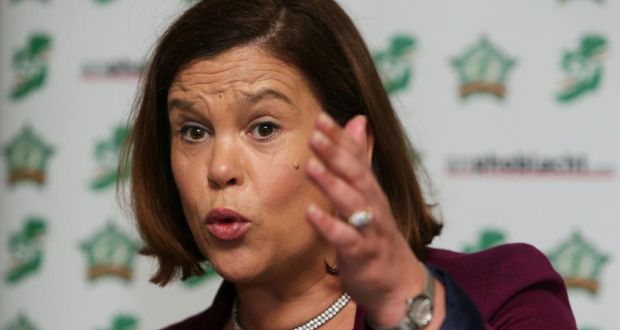 Sinn Féin deputy leader Mary Lou McDonald: “We are very, very unhappy at - image