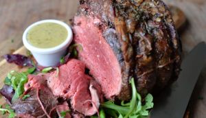  Roast beef with mustard dressing. Photographs: Alan Betson