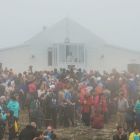 ‘This weekend, the Archbishop of Tuam Michael Neary had some provocative things to say during Mass at Croagh Patrick’s summit.’  Photograph: Michael Mc Laughlin