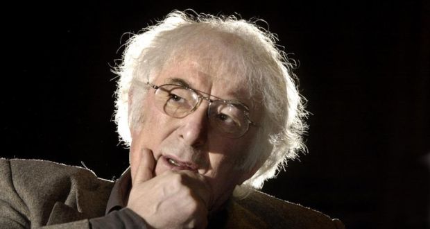 Seamus Heaney pictured in 2004 at the Abbey Theatre. Photograph: Matt Kavanagh/The - image