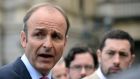  Fianna Fáil leader Micheál Martin: he said in an interview that his party  could rebound to become the largest   in the State after the next general election. Photograph: Eric Luke/The Irish Times