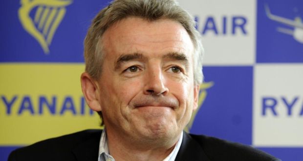 Michael O&#39;Leary: guesting on The Late Late Show. Photograph: Dave Meehan - image