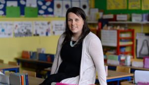 Deirdre Murphy, a teacher in Booterstown, Dublin: ‘I always have a lunchbox on my desk with a mountain of snacks.’ Photograph: Dara Mac Dónaill 