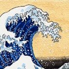 What chance an Irish tsunami? Illustration: Michael Viney, with apologies to Hokusai