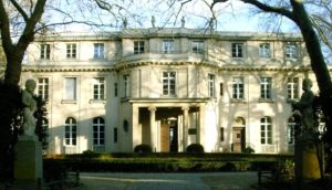 The Wannsee Villa in Berlin, where on  January 20th,   1942, Adolf Eichmann and Reinhard Heydrich met with others to plan the ‘Final Solution’ 