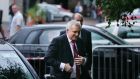 Bertie Ahern arriving at the Mahon Tribunal in Dublin Castle on September 20th, 2007. Photograph: Kate Geraghty