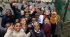 Children at St John the Evangelist National School in Adamstown, just south of Lucan, Co Dublin. Photograph: Dara Mac Dónaill 