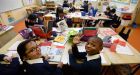 Children at St John the Evangelist National School, Adamstown, Co Dublin. Photograph: Dara Mac Dónaill 