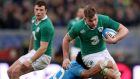  Jordi Murphy replaced Jamie Heaslip as number eight in Ireland’s first Six Nations game of the year against Italy. Photograph: Dan Sheridan/Inpho