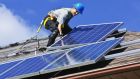 ‘Generating solar electricity on our roofs should be one of the easiest projects for a householder or a community. But in Ireland you don’t get paid for supplying solar electricity to the grid. That explains why we have only 1MW of installed solar, while the UK has 3,400 MW.’ Photograph: Getty Images 