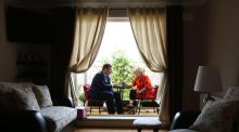 Minister for the Environment Alan Kelly (above) officially opened Clúid housing association’s development in Belmayne, Dublin 13 on July 1st, 2015. With him is Clúid tenant Helen Maguire. Photograph: Stuart McNamara