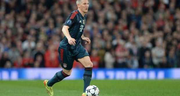 Bayern Munich and Manchester United  have reached a deal for the transfer of midfielder Bastian Schweinsteiger. Photograph:  Christof Stache/AFP/Getty Images