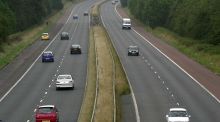 The M1  in the North. Kieran Kelly, who has been jailed for four months, was found on the edge of the motorway. Photograph: Pacemaker