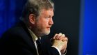 Minister for Children and Youth Affairs James Reilly was forced to abandon his ministerial car after it was surrounded by protesters. File photograph: Eric Luke / The Irish Times