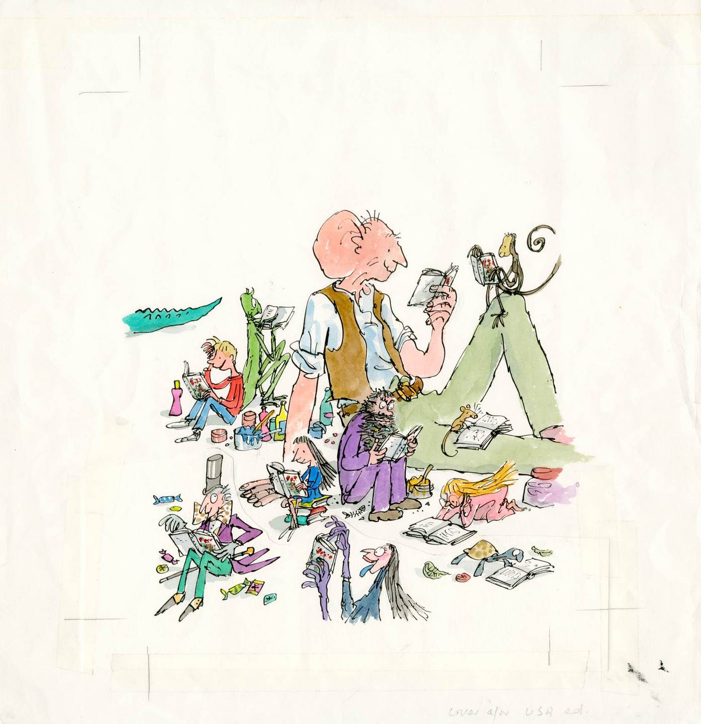 The illustrations that brought Roald Dahl's books to life
