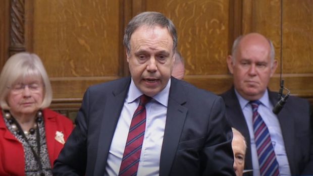 DUP deputy leader Nigel Dodds addressing the House of Commons. Photograph: House of Commons/PA Wire