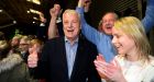  Finian McGrath is elected on the fourth day of the Dublin Bay North count at the RDS. Photograph: Eric Luke / The Irish Times