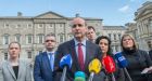 Fianna Fáil leader Micheál Martin with TDs Lisa Chambers, Dara Calleary, Charlie McConalogue, Margaret Murphy O’Mahony and Mary Butler at Leinster House. File photograph: Brenda Fitzsimons/The Irish Times 