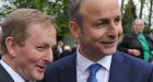 Enda Kenny and Micheál Martin. Photograph: Clodagh Kilcoyne/Reuters