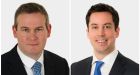 Fine Gael TDs Seán Kyne and Eoghan Murphy were among those named new Ministers of State. Photographs: Fine Gael