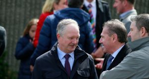 Sean Haughey (centre), the son of former Taoiseach Charles Haughey, has represented voters in north Dublin since 1992. Photograph: Nick Bradshaw/The Irish Times