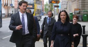 Green Party leader Eamon Ryan with deputy leader Catherine Martin: Prompting another general election would be an extraordinary gamble for the Greens. Photograph: Gareth Chaney/Collins