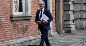 Tánaiste Simon Coveney: told a Fine Gael parliamentary party meeting some ‘heavy lifting’ still needed to be done in the talks. Photograph: Leon Farrell/Photocall Ireland