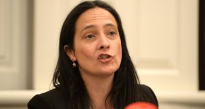 Green Party deputy leader Catherine Martin said that if the Greens entered government they would keep the commitments of the programme for government under constant review. Photograph: Dara Mac Dónaill