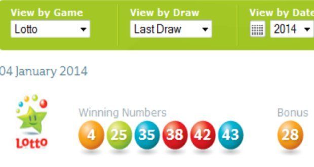 new lotto draw