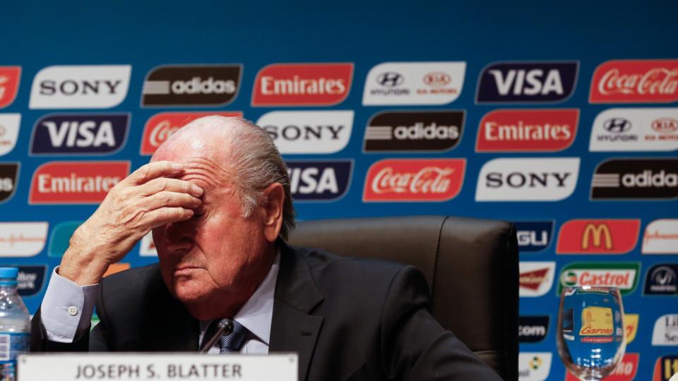 president sepp blatter and european soccer boss