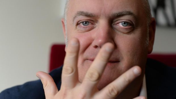 Like the best comedians, Ã Briain isnât just about the gags. Photograph: Cyril Byrne / THE IRISH TIMES 