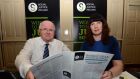 Social Justice Ireland director Seán Healy and analyst Michelle Murphy at the publication of the organisation’s post-budget analysis. Photograph: Eric Luke/The Irish Times.