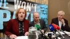  Socialist Party TDs say that the Government has missed the point of the anti-water charges protests by offering concessions on costs. Photograph: Eric Luke/The Irish Times.