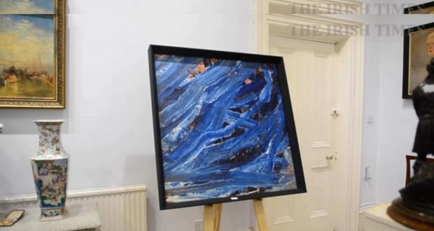 Michael Flatley Tap Danced Painting Onto Canvas Sells For 22 500