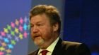 Minister for Children James Reilly said, because he is no longer minister for health, he could not say why his promise that “never again” would the number waiting on trolleys exceed the then record of 569 had been broken. Photograph: Cyril Byrne/The Irish Times. 