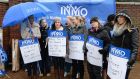 Nurses  protest at Beaumont Hospital in Dublin last week over overcrowding in the emergency department. Union members in Galway have now voted in favour of industrial action. Photograph: Cyril Byrne/The Irish Times. 