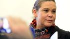 Mary Lou McDonald said she was “deeply alarmed” by the proposal  to change to the date from which refugee bodies are subject to freedom of information legislation.  Photograph: Eric Luke