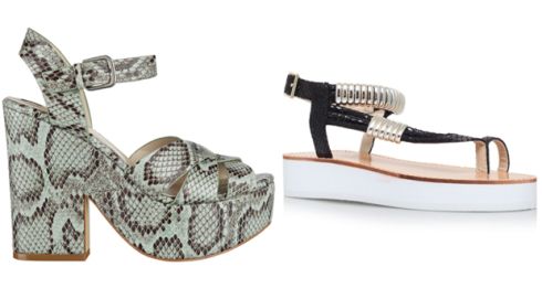 carvela snakeskin sandals