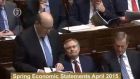 Minister for Finance Michael Noonan  announcing the Governement’s Spring Statement to the Dáil. 