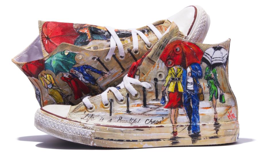 paintings on converse