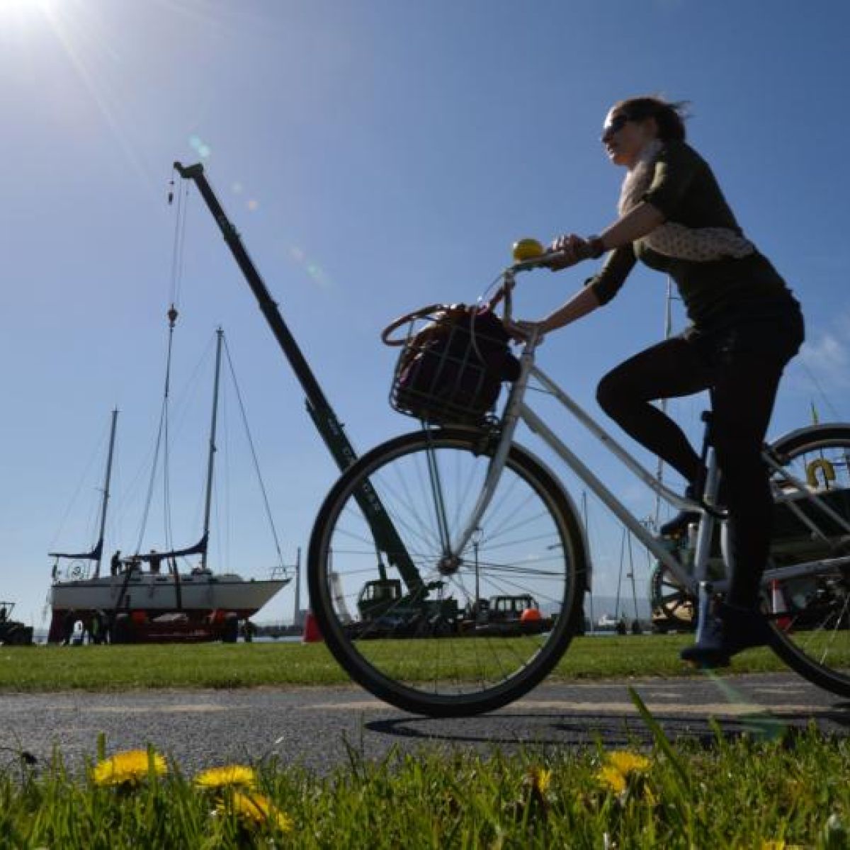 cycling on a footpath offence