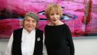Imogen Stuart and Edna O’Brien: ‘Two amazing women’  being honoured ‘by their peers in the most fitting way possible for artists’. Photograph: Nick Bradshaw