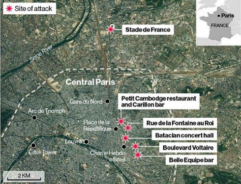 Paris attacks: Death toll rises