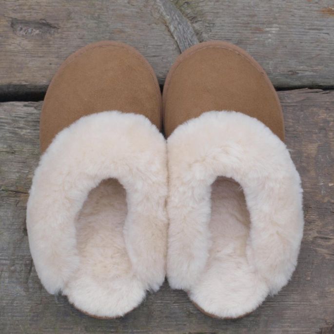 nordic sheepskin slippers