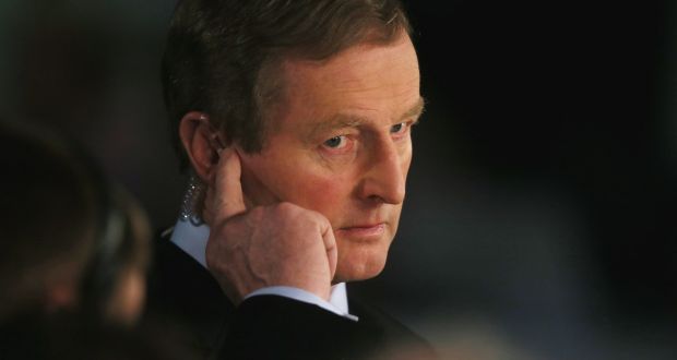 Taoiseach Enda Kenny at Mayo count centre in Castlebar. Photograph: Niall Carson/PA Wire