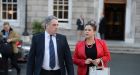 Sinn Féin duputy leader Mary Lou McDonald with Aengus Ó Snodaigh at Leinster House  