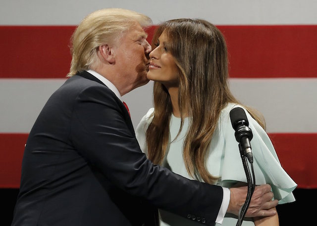 Melania Trump Backs Her Fair Husband In Rare Campaign Speech