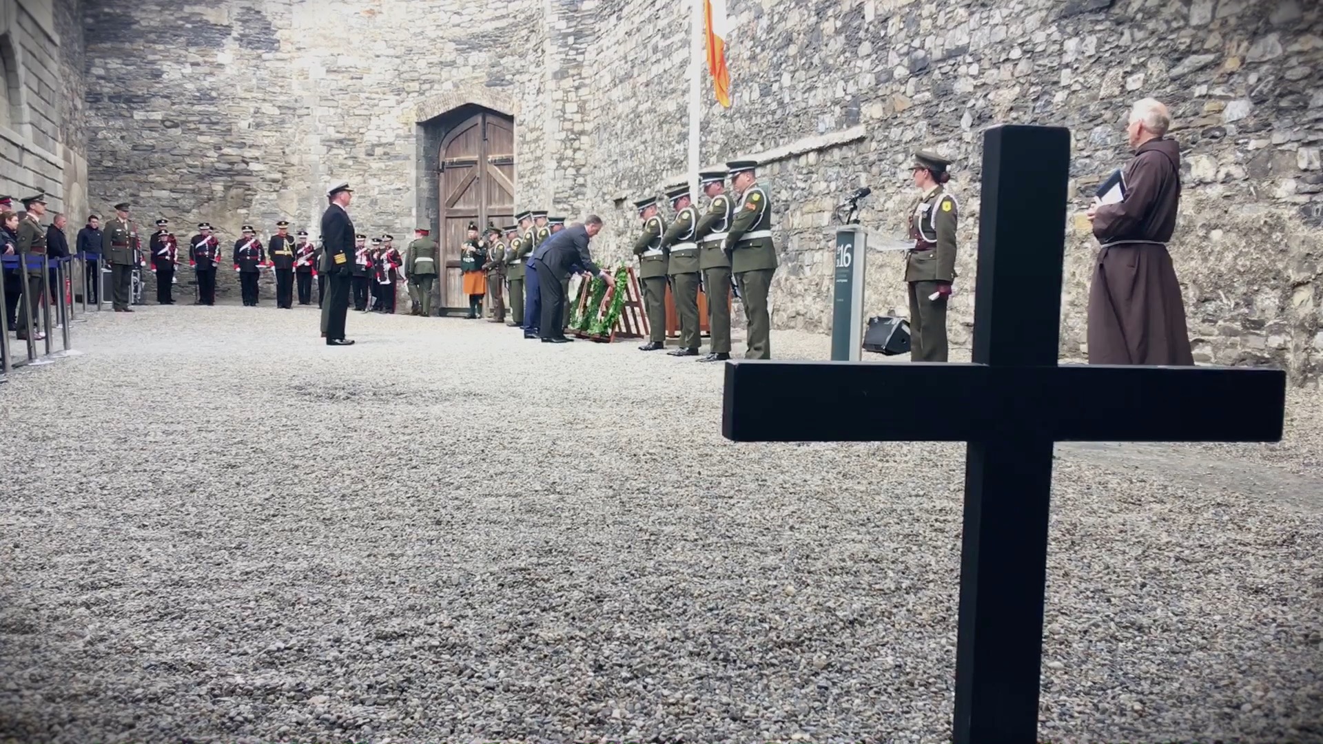 Centenary Of The Executions Of Rising Rebels Honoured At Kilmainham Gaol