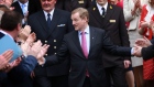 Re-elected taoiseach Enda Kenny adresses the house